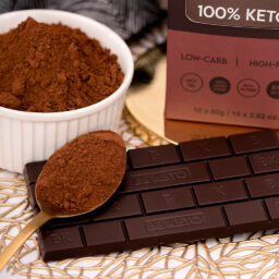 Vegan Keto Chocolate + MCT Oil - Classic Dark 80g Vegan Keto Chocolate + MCT Oil - Classic Dark 80g