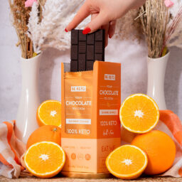 Vegan Keto Chocolate + MCT Oil - Sunshine Orange 80g