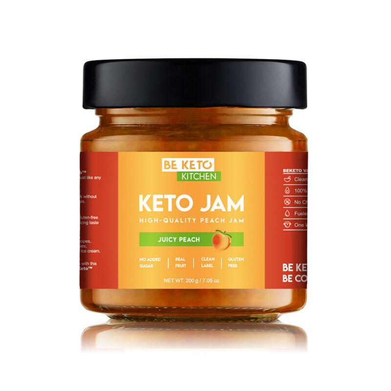 Keto Jam - Juicy Peach 200g Keto Jam - Juicy Peach 200g