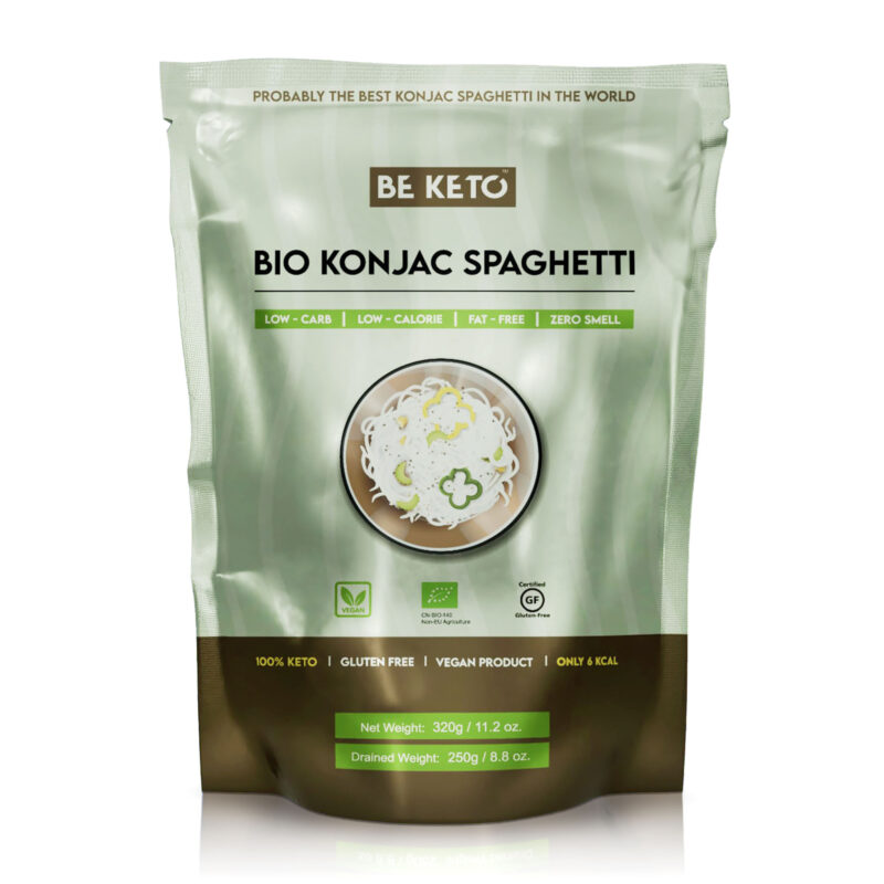 BIO Konjac Spaghetti BeKeto 320g Organic Pasta Konjac Spaghetti 320g