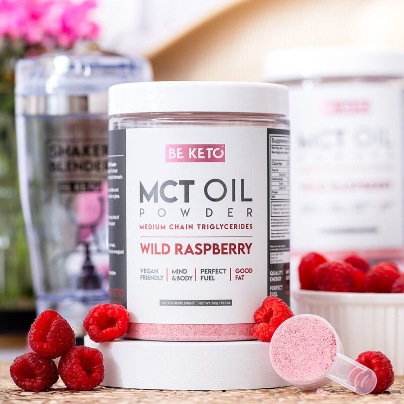 MCT Oil Powder - Wild Raspberry 300g