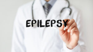 doctor writing epilepsy