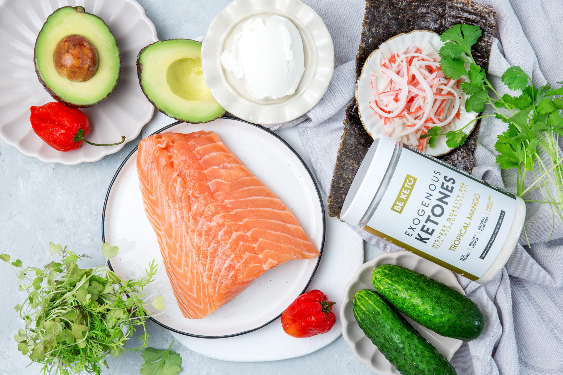 3 Keto sushi Making Of