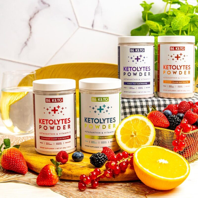 Keto Electrolytes Powder – Sunshine Orange 200g
