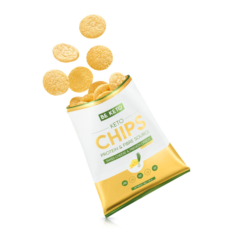 Keto Chips - Swiss Cheese & French Onion 30g