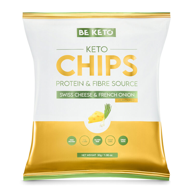 Keto Chips - Swiss Cheese & French Onion 30g