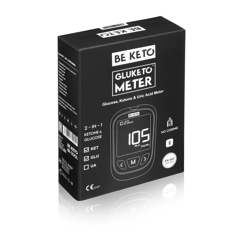 GluKeto Meter – Blood Glucose & Ketone Meter (Starter Pack)