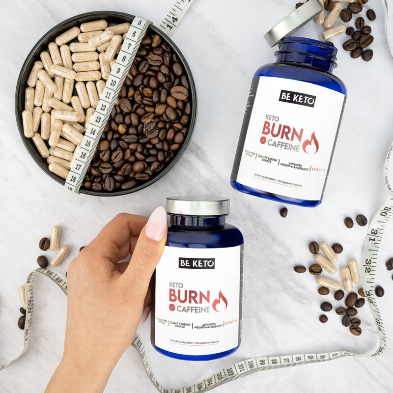Keto Burn + Caffeine - 180 Capsules
