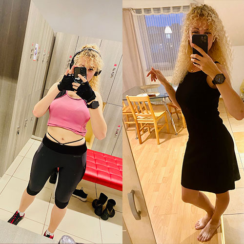 Transformations: Keto diet Before and After 10 Keto Dieta Transformacja Emilia