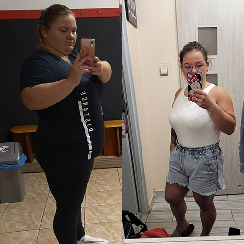 Transformations: Keto diet Before and After 7 Keto Dieta Transformacja Magdalena