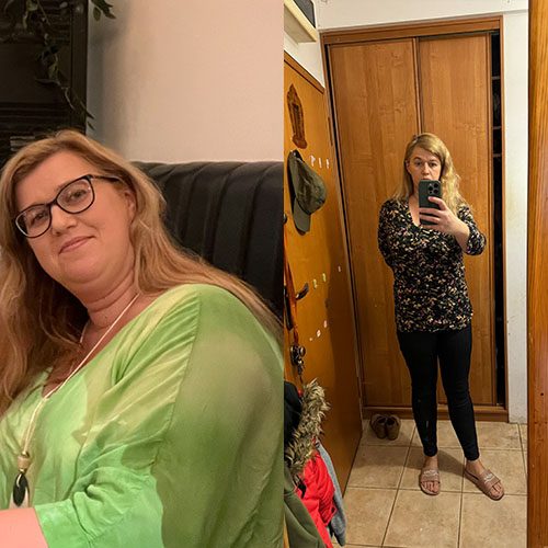 Transformations: Keto diet Before and After 6 Keto Dieta Transformacja Malgorzata