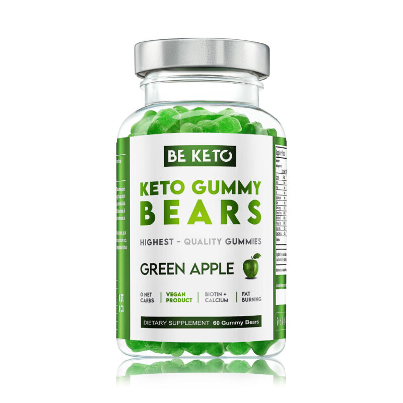 Keto Gummies with Biotin – Green Apple