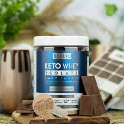 Keto Whey Isolate + MCT - Natural Chocolate 300g