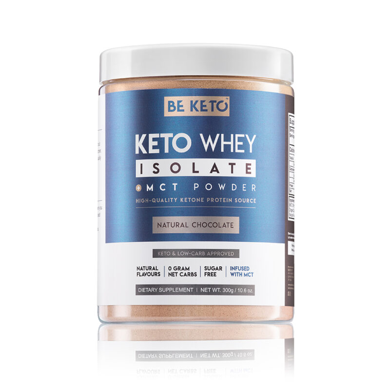 Keto Whey Isolate + MCT - Natural Chocolate 300g
