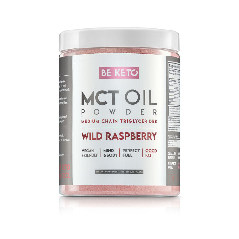 MCT Oil Powder - Wild Raspberry 300g