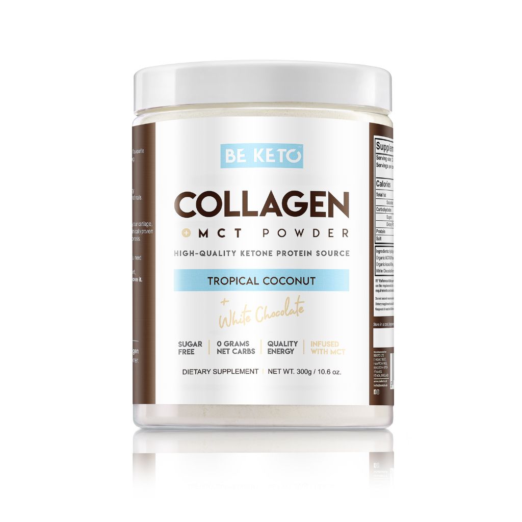 Keto Collagen + MCT Oil - Coconut & White Chocolate 300g