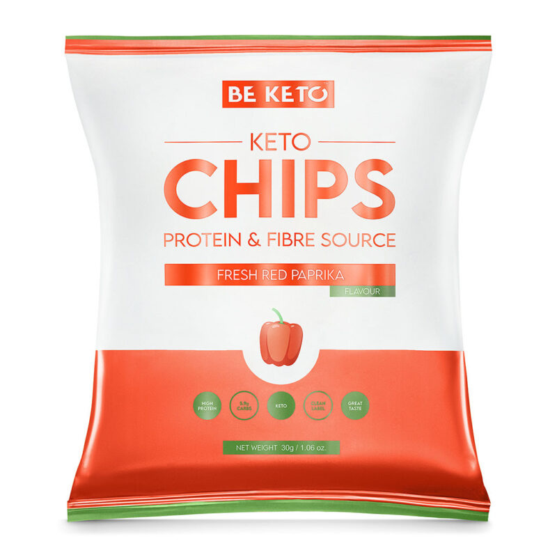 Keto Chips - Fresh Red Paprika 30g Keto Chips - Fresh Red Paprika 30g