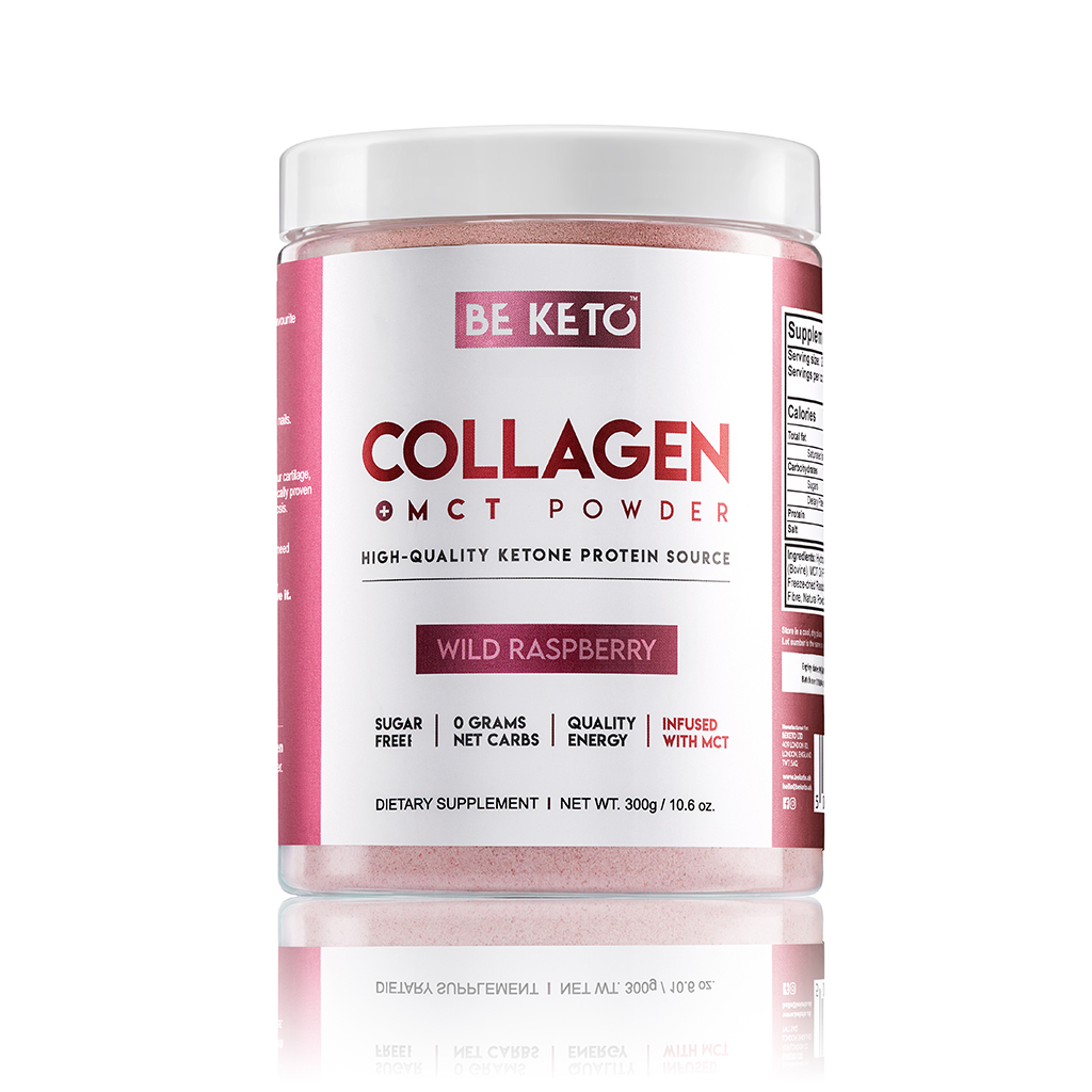Keto Collagen + MCT Oil - Wild Raspberry 300g