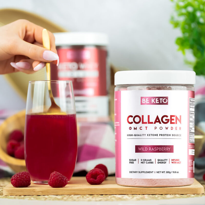Keto Collagen + MCT Oil - Wild Raspberry 300g
