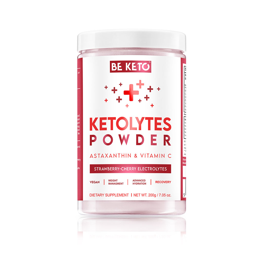 Keto Electrolytes Powder – Strawberry Cherry 200g