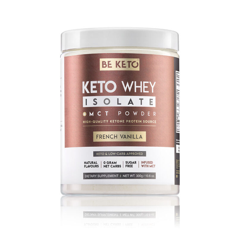 Keto Whey Isolate + MCT - French Vanilla 300g Keto Whey Isolate + MCT - French Vanilla 300g