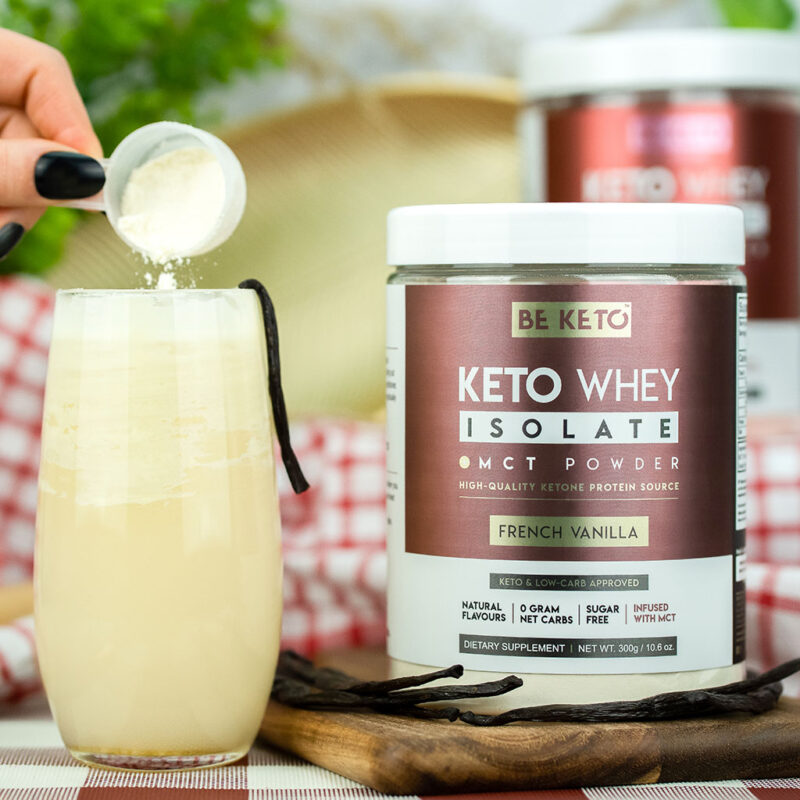 Keto Whey Isolate + MCT - French Vanilla 300g Keto Whey Isolate + MCT - French Vanilla 300g