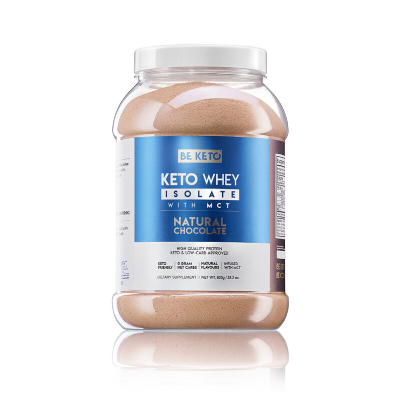 Keto Whey Isolate + MCT - Natural Chocolate 800g