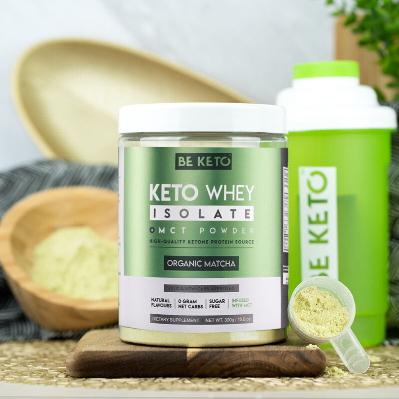Keto Whey Isolate + MCT - Organic Matcha 300g Keto Whey Isolate + MCT - Organic Matcha 300g