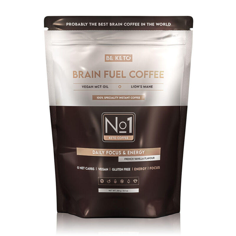Instant Coffee – Brain Fuel (MCT Oil & Lion's Mane) – French Vanilla 250g