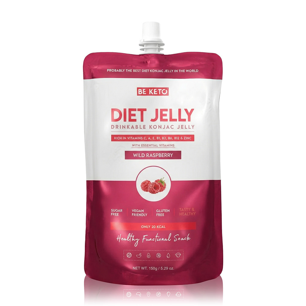 Diet Jelly Konjac & Vitamins – Wild Raspberry 150g