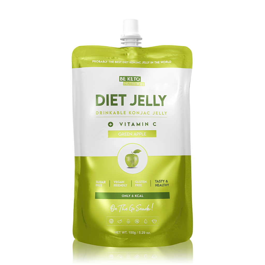 Diet Jelly Konjac - Green Apple 150g