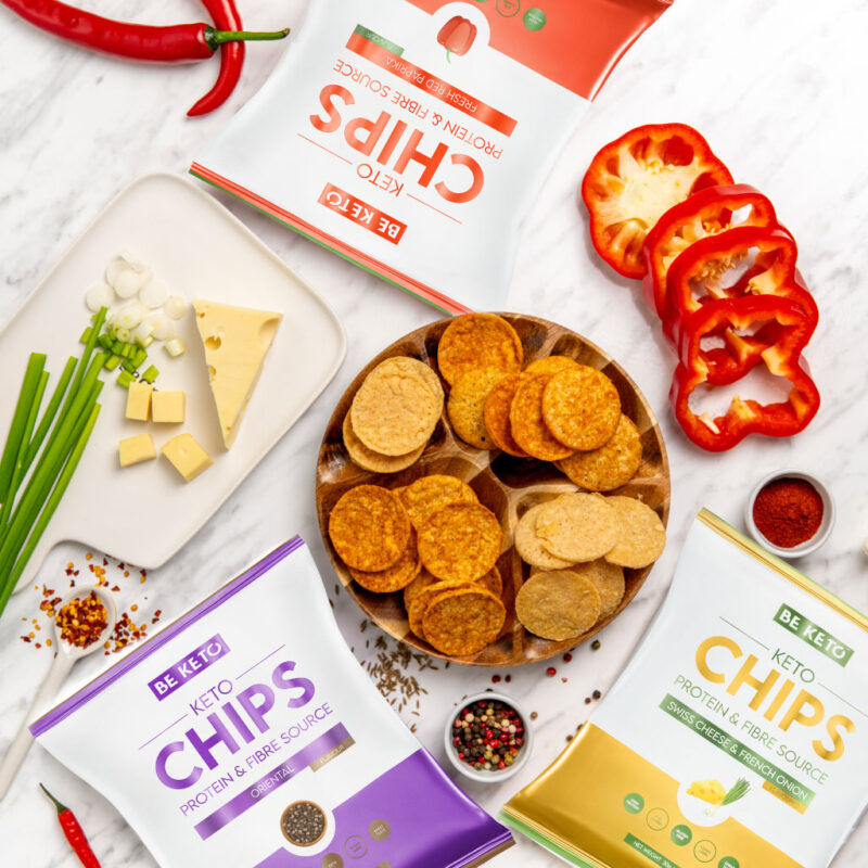 Keto Chips - Swiss Cheese & French Onion 30g