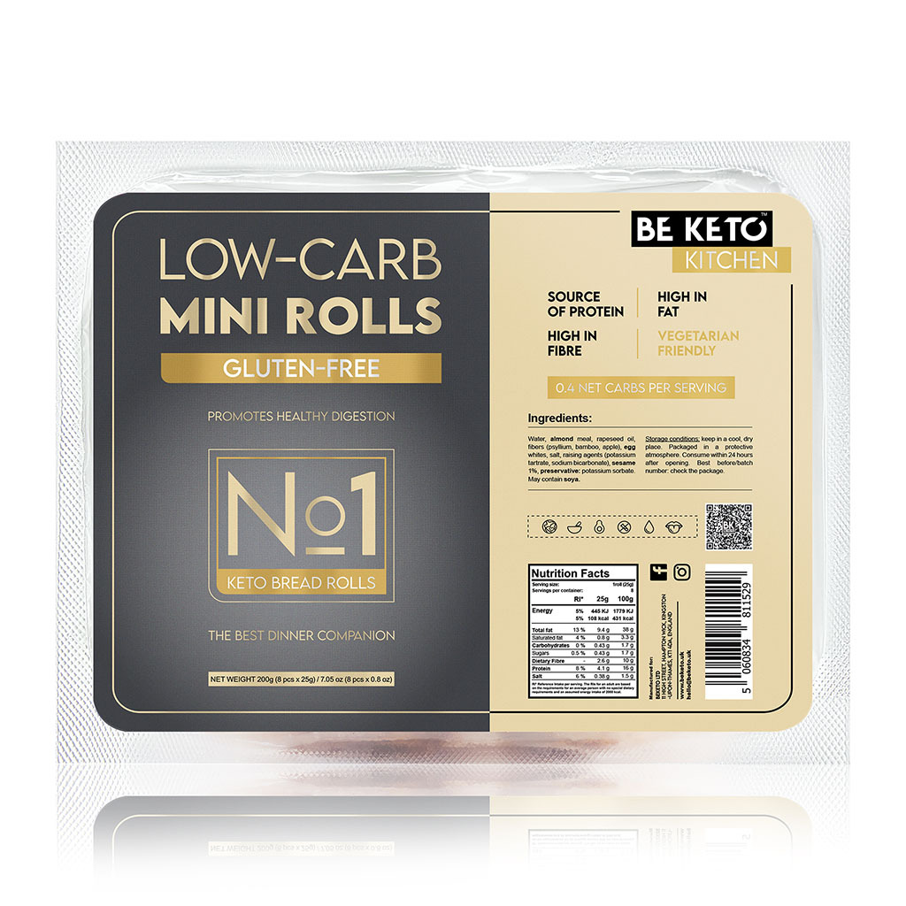 Keto Gluten Free Mini Rolls 8x25g
