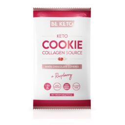 Keto Cookie – White Chocolate & Raspberry 40g