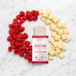 Keto Cookie – White Chocolate & Raspberry 40g