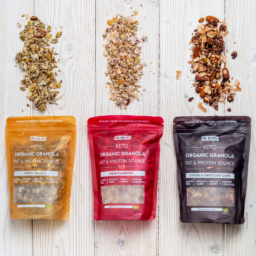 Keto Organic Granola – Cocoa & Chocolate Chips 250g