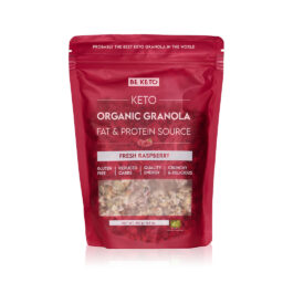 keto organic granola fresh raspberry 250g