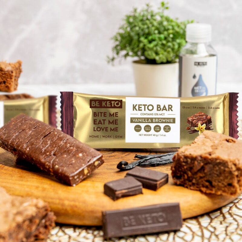 Keto Bar – Vanilla Brownie 40g