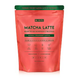 Keto Matcha Latte (MCT C8 Oil & Collagen & Ghee) – Natural Strawberry 250g