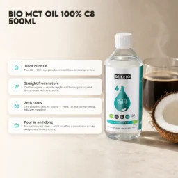 Organic MCT Oil 100% C8 500ml – Benefit Organic MCT Oil 100% C8 500ml