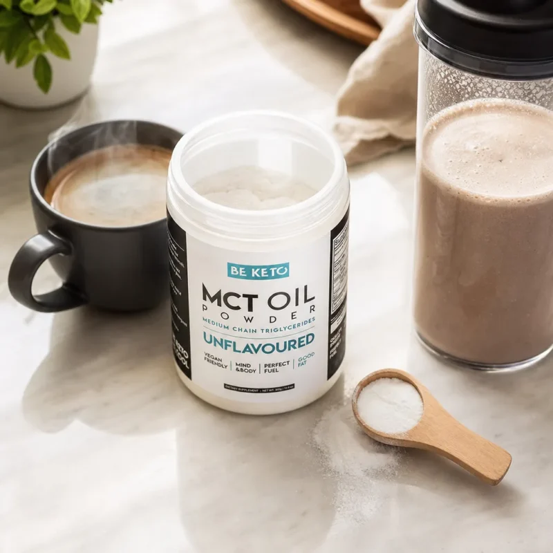 Organic MCT Oil Powder – Unflavoured 300g – Lifestyle 3 Organic MCT Oil Powder – Unflavoured 300g