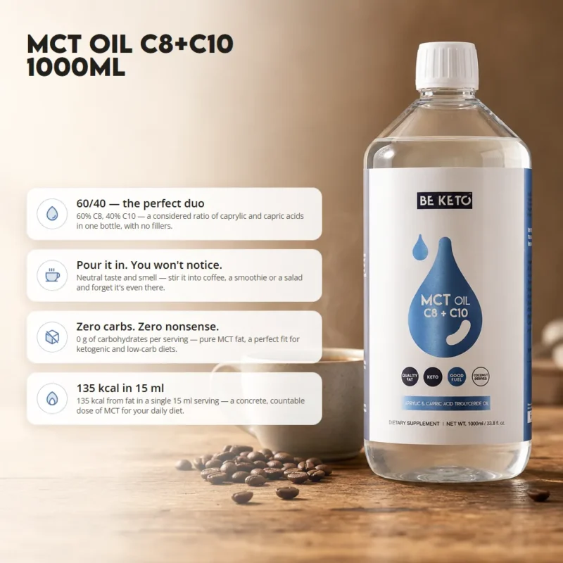 MCT Oil C8 + C10 1000ml – Benefit MCT Oil C8 + C10 1000ml