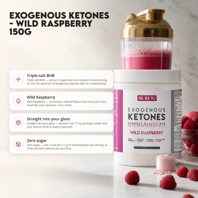 Exogenous Ketones – Wild Raspberry 150g