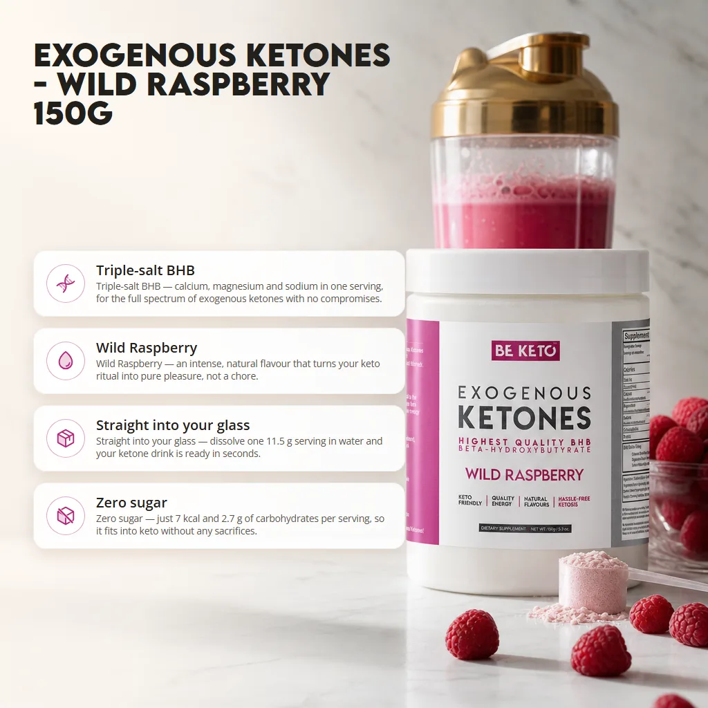 Exogenous Ketones – Wild Raspberry 150g
