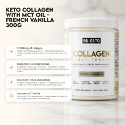 Keto Collagen + MCT Oil – French Vanilla 300g
