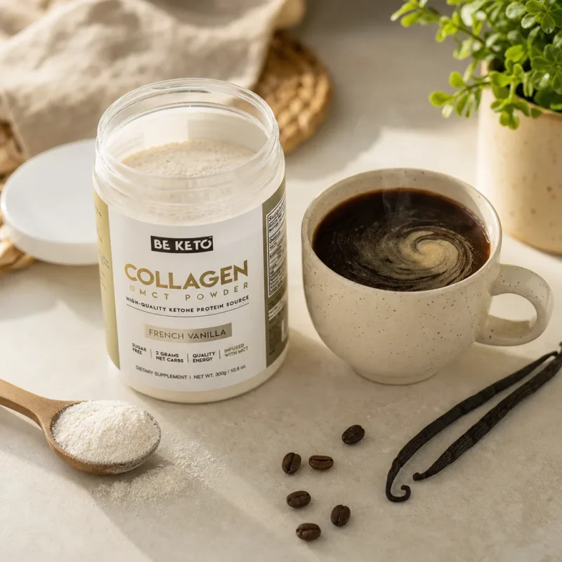 Keto Collagen + MCT Oil – French Vanilla 300g