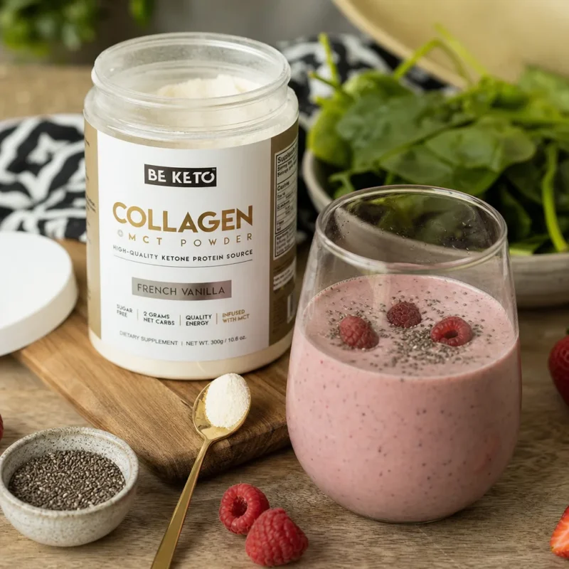 Keto Collagen + MCT Oil – French Vanilla 300g