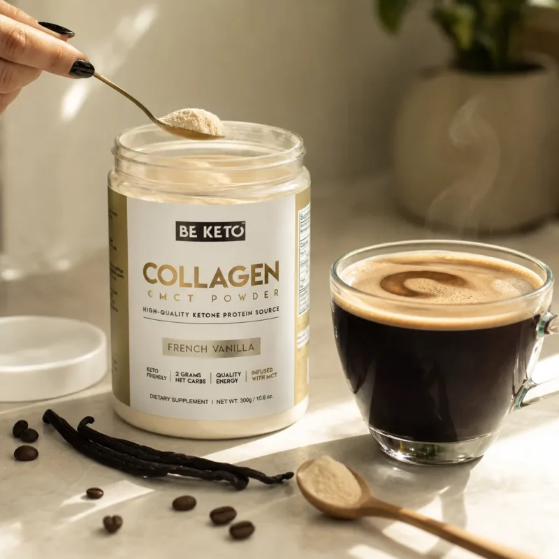 Keto Collagen + MCT Oil – French Vanilla 300g