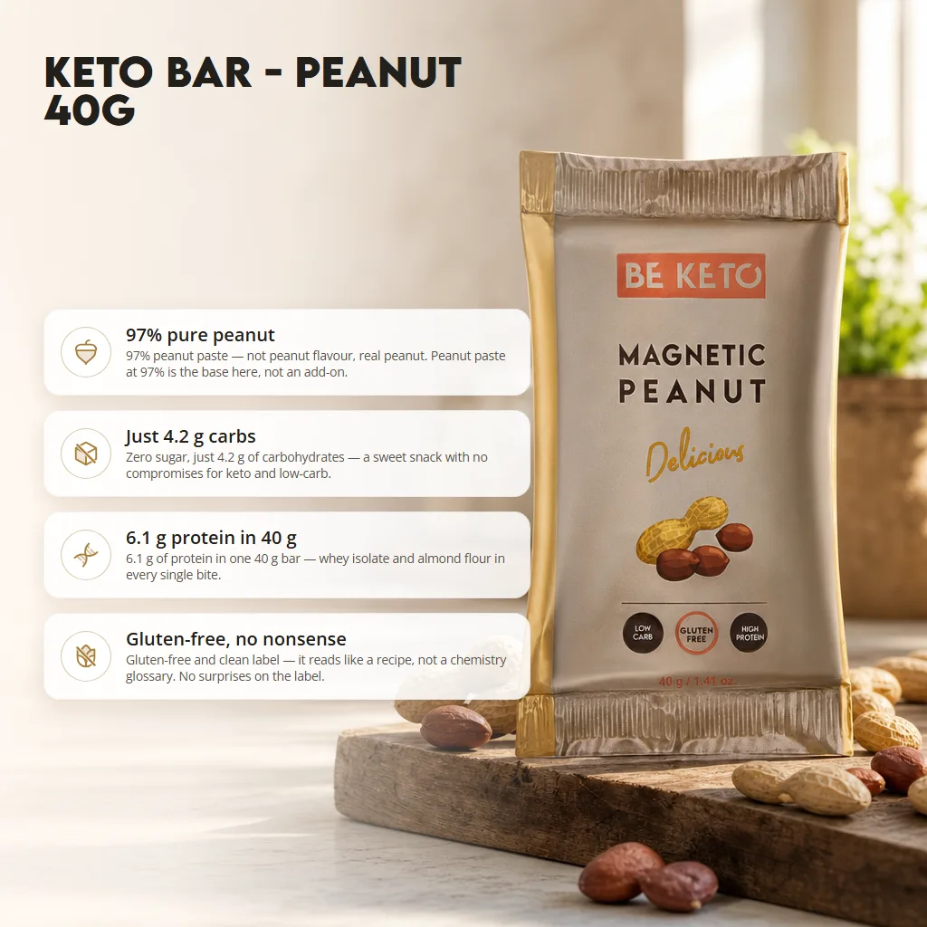 Keto Bar – Magnetic Peanut 40g
