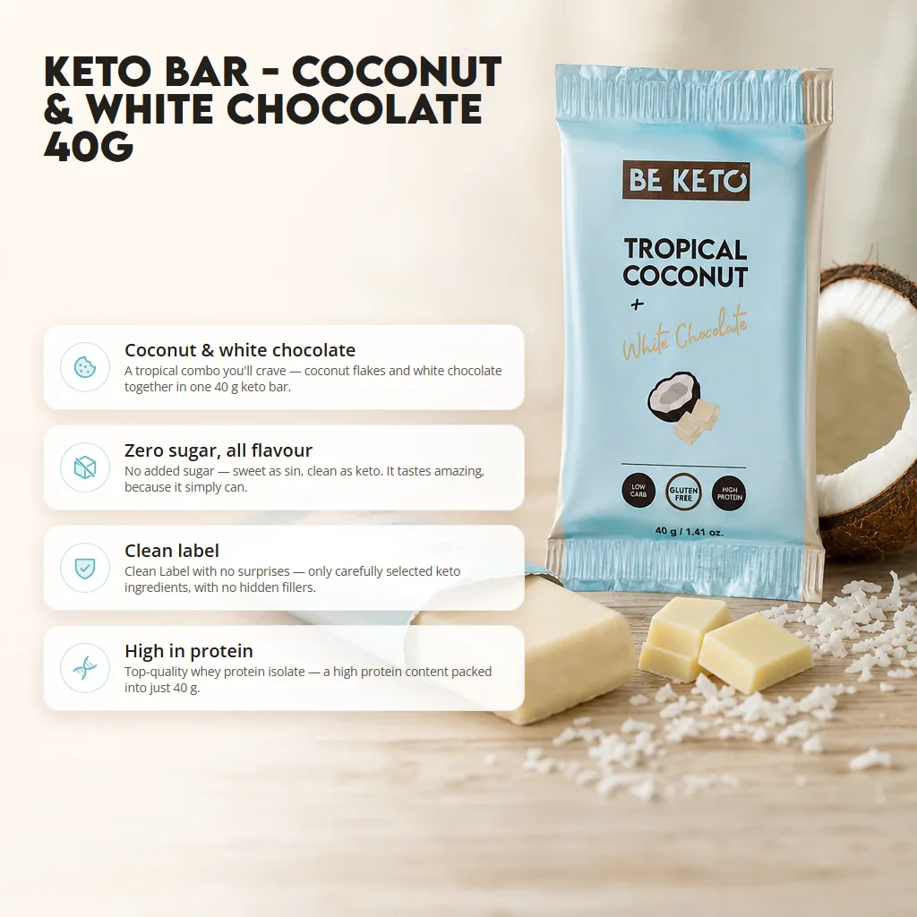 Keto Bar – Tropical Coconut 40g